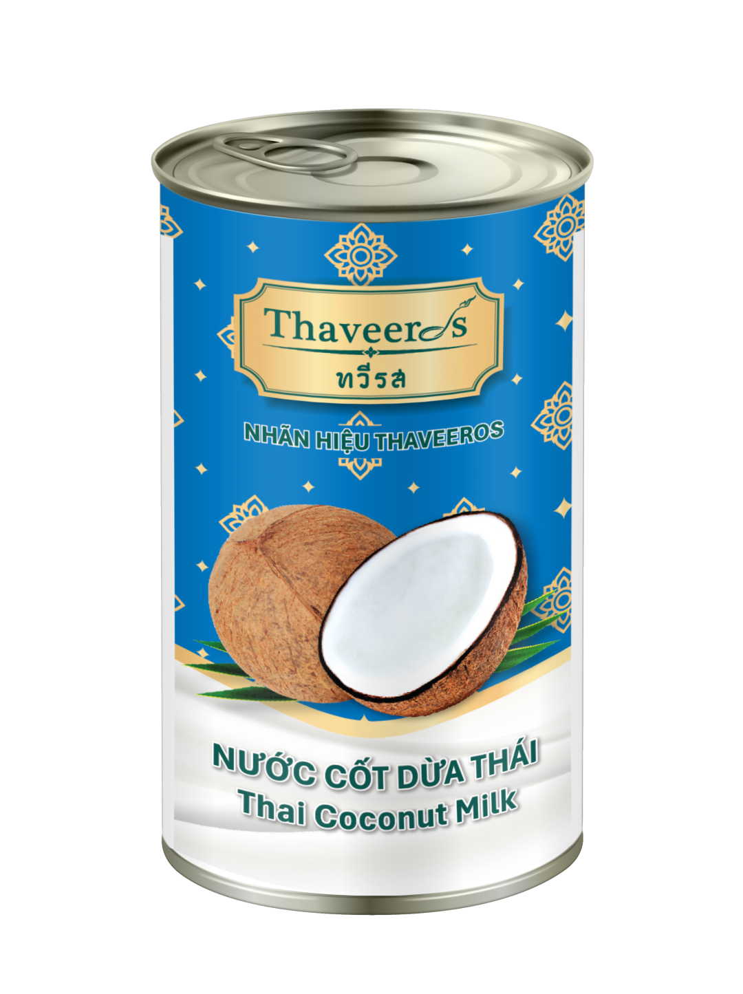 Nước cốt dừa Thái Thaveeros 160 ml x 48 lon/thùng